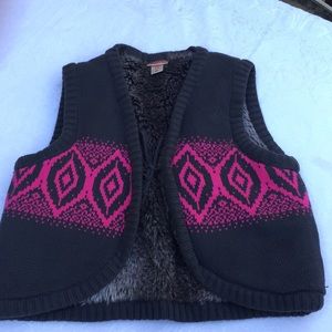 Mossimo Vest Faux Fur Look XL Girls